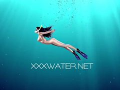 Ulkona, Uima allas, Julkinen, Venäläinen, Teini, Tissit, Veden alla