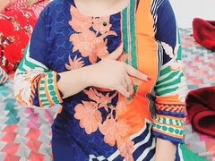 Pakistani wife plays with husband online in dirty Hindi audio while being hotwifed