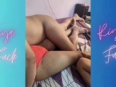 Amateur, Bisexual, Ama de casa, Indio, Besar, Trio, Juguetes, Esposa