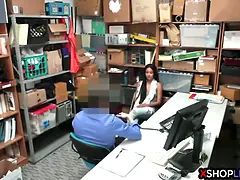 Cute stealing tighty teens got punished for shoplifting