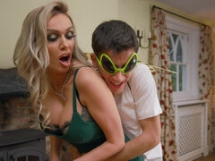 큰 엉덩이, 큰 가슴, 금발의, 사정 샷, 도기스타일, Hd, 밀프, 자연의 가슴