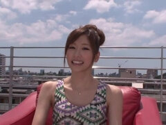 Marvelous Japanese Chika Eiro in outdoor