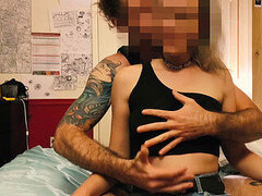 Grosser arsch, Grosser schwanz, Frau, Orgasmus