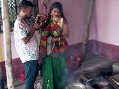 Desi Village Bhabhi Fucks Devar Outside - Rough Hindi Audio & Squirting Orgasm