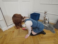 18 χρονον, Όμορφη, Κερατάς, Τσέχα, Ευρωπαίος, Ηδ, Μουνί, Κοκκινομάλα