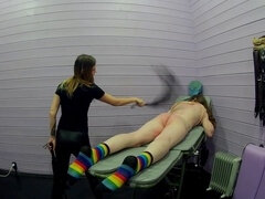 Cfnm, Ekstrem, Kvinde dominans, Straf, Russisk, Slave, Spandex, Tatovering