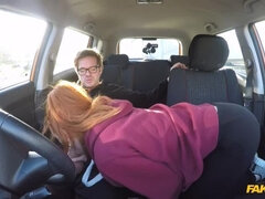 Cute learner eats instructors cum