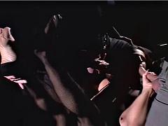 Anaal, Grote mammen, Dubbele penetratie, Groep, Hardcore, Trio, Tieten likken, Oud