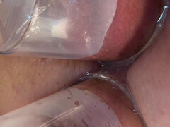 Amateur, Américain, Femelle, Masturbation, Pompe, Chatte, Solo