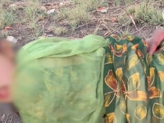 Village Bhabhi Fucked by Daver Outdoor in the Jungle
