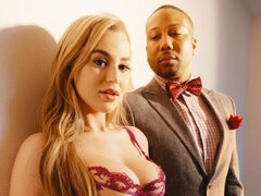 Grosser arsch, Grosser schwanz, Grosse titten, Blondine, Blasen, Hundestellung, Milf