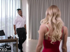 BLACKED Steamy Waitress Hooks up with BIG BLACK PENIS Sports Legend - Dredd