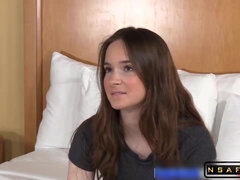 Amateur Coed Ellie Aka Hazel Moore Dicked Anal 1st Time