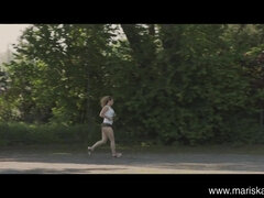 Perse, Tyttö, Hullu, Eroottinen, Ulkona, Tissit, Tirkistelijä