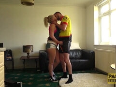 PASCALSSUBSLUTS - UK Light-Haired Lousie Lee Ass-Fuck Pulverized Harshly