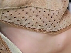 Leie, Fußfetisch, Milf, Nylon, Strumpfhose, Rock, Solo