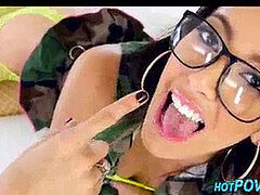 Mamada, Corridas faciales, Gafas, Pajear