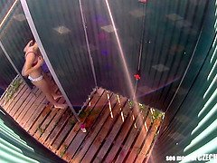 Enthousiasteling, Grote mammen, Tsjechisch, Hd, Buiten, Biljart, Openbaar, Alleen