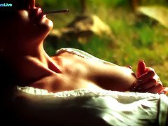 Braunhaarige, Hd, Masturbation, Milf, Orgasmus, Schreiend, Abendanzug, Solo