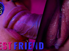 Sucer une bite, En gros plan de très près, Gorge profonde, Hd, Fait maison, Naturelle, Seins naturels, Petite femme