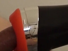 Edging Machine Milks Cock Slowly to Cum