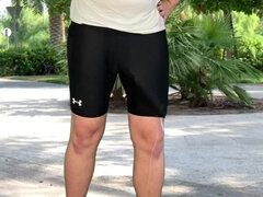 Leie, Grosser schwanz, Spermaladung, Masturbation, Im freien, Solo