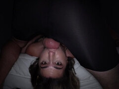 Blondýna, Dávení penisem, Erotika, Různé pohledy, Prostitutka