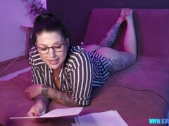 Amatoriale, Fetish, Tedesca amatoriale, Occhiali, Masturbazione, Tette naturali, Ragazza, Webcam