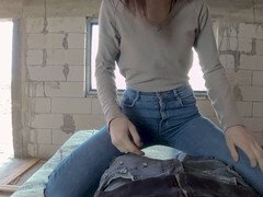 18, Par, Creampie, Sperma shot, Gangbang, Orgasm