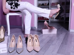 High Heels Collection Dangling and Feet Teasing POV