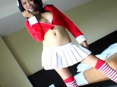 Asiatisk, Creampie, Solo, Stockings, Tonåring, Thai