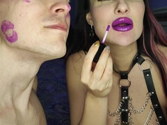 Amateur, Brunette brune, Couple, Embrassement, Mère que j'aimerais baiser, Webcam