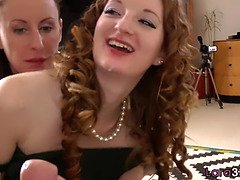 MILF enjoys watching euro teen getting plowed