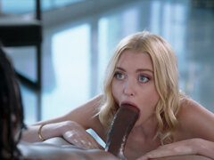 Petite blonde Chloe Couture gets bbc and load