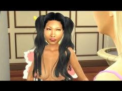 Stjärt mot mun, Kändis, Fransk, Party