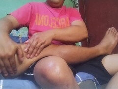 Amateur, Asiatique, Couple, Homosexuelle, Massage, Huilée