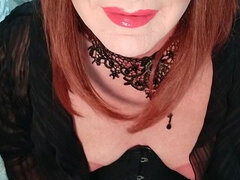 Puffy Nipples Trans Girl Cums Big Time