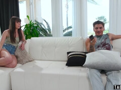 Raunchy stepbrother offers a horny deal