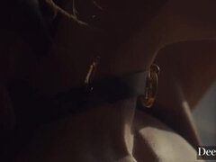 Dominated Blonde Submissive Angel Endures Leash & Punishment from Master Maximo