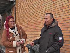 Grosser schwanz, Grosse titten, Blasen, Paar, Spermaladung, Reif, Milf, Titten