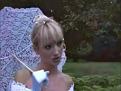 French Bride fucks the Wedding Photographer and Her Husband Both