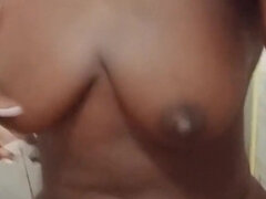 Africkej, Čierne, Dildo, Žena, Homemade, Masturbácia, Sólo