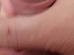 Daddy Lies Down and Jerks His Cock Until He Orgasms Loves to Play with His Cock While I Watch.