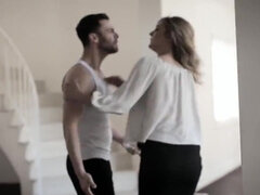 Guy confronted by stepmom during sex with courtesan