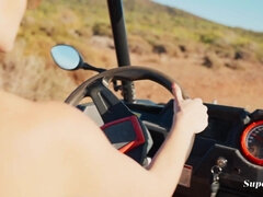 Scarlett Wild gets off in wild places with her petite body and small tits