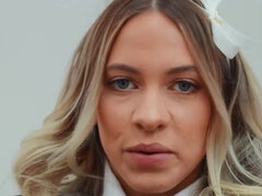 Blond, Sæd i munnen, Pikk, Orgasme, Fitte, Realitet, Røff, Strømper