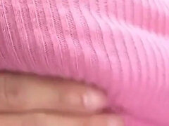 Ázsiai, Hatalmas hátsó, Tekintélyes didik, Pár, Érett feleség, Természetes mellek, Begyek