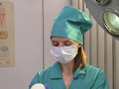 Vrouw, Fetisj, Handschoenen, Gynaecoloog, Masturbatie, Alleen