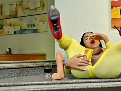 Bbw, Krásky, Velké péro, Stříkání spermatu, Dildo, Hardcore, Shemale, Sólo