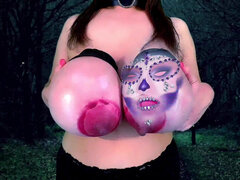 Amador amadora, Morena, Amarrar contaminar renda, Mamilos, Solo chão, Tetas